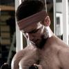 BESPORTBLE 18pcs Stretchy Sports Sweatbands for Men Yoga Running and Gym Workout Headbands Moisture-Wicking Hair Bands Black Navy Light Grey view 2