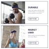 BESPORTBLE 18pcs Stretchy Sports Sweatbands for Men Yoga Running and Gym Workout Headbands Moisture-Wicking Hair Bands Black Navy Light Grey view 3