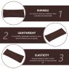 BESPORTBLE 18pcs Stretchy Sports Sweatbands for Men Yoga Running and Gym Workout Headbands Moisture-Wicking Hair Bands Black Navy Light Grey view 4