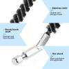 2PCS Golf Clubs Head Hosel Brush, Stainless Steel Golfs Shaft Ferrules Brushes Wire Bore Hex Shank Handle Electric Drill Wire Brushes for Deeply Clean Debris Dust Glue in Golf Club Hosel Holes (2) view 3