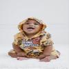 Disney Lion King Simba Timon Pumbaa Toddler Boys Waffle Knit Pullover Hoodie and Shorts Brown 3T view 2