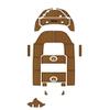 Algasan Boat EVA Faux Teak Decking Floor Compatible with 2023 Boston Whaler Montauk 17 Swim Platform Cockpit Mat Boat EVA Teak Floor Pad view 1