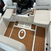 Algasan Boat EVA Faux Teak Decking Floor Compatible with 2023 Boston Whaler Montauk 17 Swim Platform Cockpit Mat Boat EVA Teak Floor Pad view 3