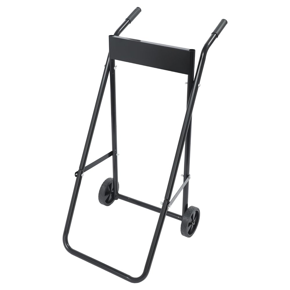 Outboard Boat Motor Cart With Foldable Design, Outboard Boat Engine Carrier, Multi Purposed Engine Stand, Black Boat Motor Carrier Cart for Transferring
