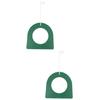 BESPORTBLE 2pcs Plastic Regulation Putting Cup Flag Golf Holes Trainer Aid Practice