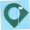BESPORTBLE 2pcs Plastic Regulation Putting Cup Flag Golf Holes Trainer Aid Practice view 2