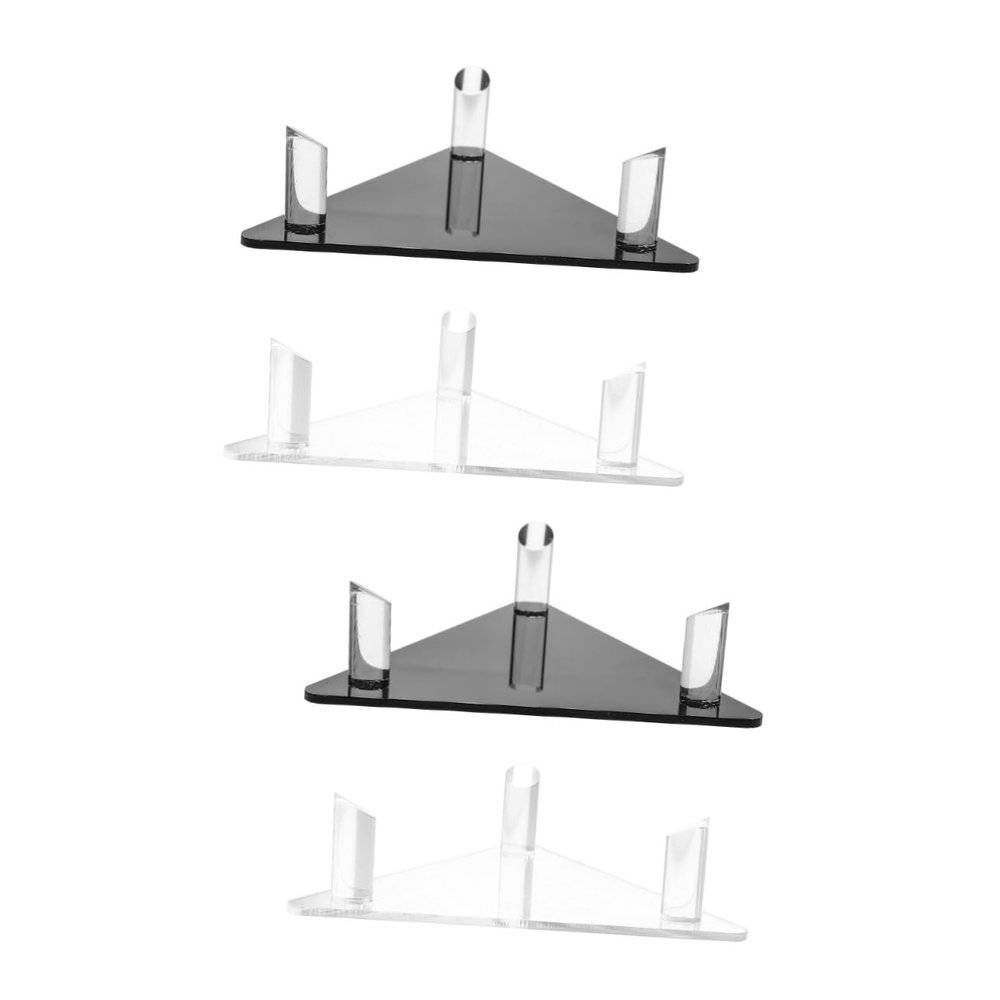 BESPORTBLE 4 Pcs Ball Display Stand Soccer Football Tee Football Display Case Football Case Display Case Jersey Display Case Football Stand Display Football Holder Base Acrylic Sports Fitness