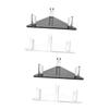 BESPORTBLE 4 Pcs Ball Display Stand Soccer Football Tee Football Display Case Football Case Display Case Jersey Display Case Football Stand Display Football Holder Base Acrylic Sports Fitness