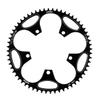 BIKECO Bicycle Narrow Wide Chainring 110/130BCD 5 Screws Round Bicycle Chainring 36/38/40/42/44/46/48/50/52/54/56/58/60T Bicycle Chainring for 9 10 11 Speed Road Bike MTB (130BCD,56T) view 1