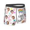 Custom Boxer Brief for Men, Custom Mens Underwear Boxer Briefs with Face, Gifts for Boyfriend & Husband Large view 3