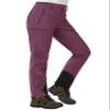 TACVASEN Ski Pants for Women Fleece Lined Hiking Winter Snow Pants Thermal Outdoor Pants with Ankle Zipper Purple Red M view 1