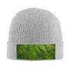 Knit Slouchy Beanie Hats for Men Women Green Plant Leaf Warm Cozy Knitted Cuffed Cap Winter Thick Ski Cap view 1