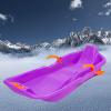 Children's Abrasion-Resistant Sledges, Winter Tandem Sledges, Frost-Resistant High Back Sledges, Sledges with Brakes and Pulling Ropes