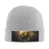 Knit Slouchy Beanie Hats for Men Women Golden Balloon Warm Cozy Knitted Cuffed Cap Winter Thick Ski Cap view 1