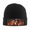BTCOWZRV Knit Slouchy Beanie Hats for Men Women Cute Couple Warm Cozy Knitted Cuffed Cap Winter Thick Ski Cap Black view 1
