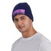 BTCOWZRV Knit Slouchy Beanie Hats for Men Women Romantic Lavender Warm Cozy Knitted Cuffed Cap Winter Thick Ski Cap view 4