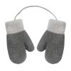 OhMill Toddler Knitted Mitten Gloves Winter Warm Full Finger Gloves with String Cute Cartoon Stretch Knit Gloves view 2