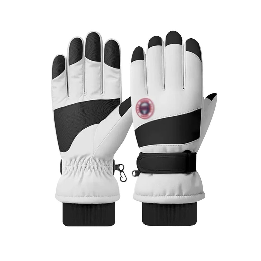 Cozy Men's and Women's Models of Winter Gloves Padded Warm Outdoor Riding, Windproof Cold Cotton Ski Couple Gloves 1 Pair Gift