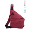 Anti Theft Travel Bag for Women,Anti Theft Travel Crossbody Bag for Women Men,Anti Theft Travel Bag,Anti Theft Bag (Red, Right Shoulder) view 1