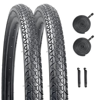 26 Inch Bike TiresYILUXING 26 X 2.125(57-559) Folding Replacement Tires for Beach Cruiser Bike 2 Pack Bike Tires & Tubes