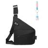 Anti Theft Travel Bag for Women,Anti Theft Travel Crossbody Bag for Women Men,Anti Theft Travel Bag,Anti Theft Bag (Black, Left Shoulder) view 1