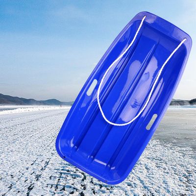 Children's Double Sledge, Thickened Wear-Resistant Sledge, Plastic Sledge, Winter Sledge, Sledge Boards