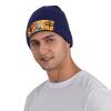 Knit Slouchy Beanie Hats for Men Women Rabbit Bird Flower Warm Cozy Knitted Cuffed Cap Winter Thick Ski Cap Navy Blue view 4