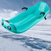 Double Thickened Sled, Double Handle Children's Sled, Anti-Freeze and Wear-Resistant Sled, Sled with Pull Rope view 1