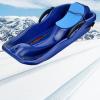 Children's Sledge, Thickened Double Sledge, Multi-Coloured Plastic Sledge, Sledge with Backrest view 1