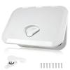 BALAVA Boat Hatch Boat Deck Access Hatch & lid 14-3/4"x10-5/8,Marine Inspection Hatch Access Hatch Rectangle,Inspection Hatch Cover Deck Hatch Deck Plate Hatch for Marine Caravan RV(White) view 1