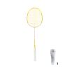 Yidome pre-Strung Carbon Fiber Badminton Racket 2.78oz Super Lightweight Badminton Racque for Outdoor Backyards Gym Park Playground Sports(Cat Yellow) view 1