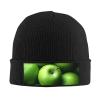 BTCOWZRV Knit Slouchy Beanie Hats for Men Women Green Fruit Warm Cozy Knitted Cuffed Cap Winter Thick Ski Cap view 1