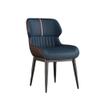 Chair Metal Legs PU Leather Seat Waterproof Non-Slip Leisure Chair Ergonomic Breakfast Chair for Living Room Bedroom Restaurant Office (Color : D) view 1