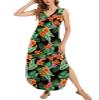 Arolina Maxi Dress for Women Tropical Summer V Neck Sleeveless Split Long Beach Dresses Casual Loose Sundress with Pockets view 2