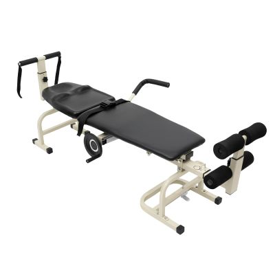 Lumbar Stretch Table Tool Traction Device Traction Table Inline Back Stretch Spine Lumbar Inversion Table Spinal Decompression Devices Traction Bed Therapy Massage Table for Cervical Spine