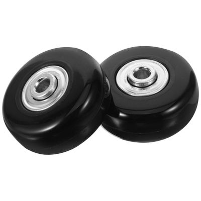 2pcs 45mm X 18mm Luggage Suitcase Replacement Wheels Indoor/outdoor Roller Skate Wheels Luggage Replacement Caster Walker