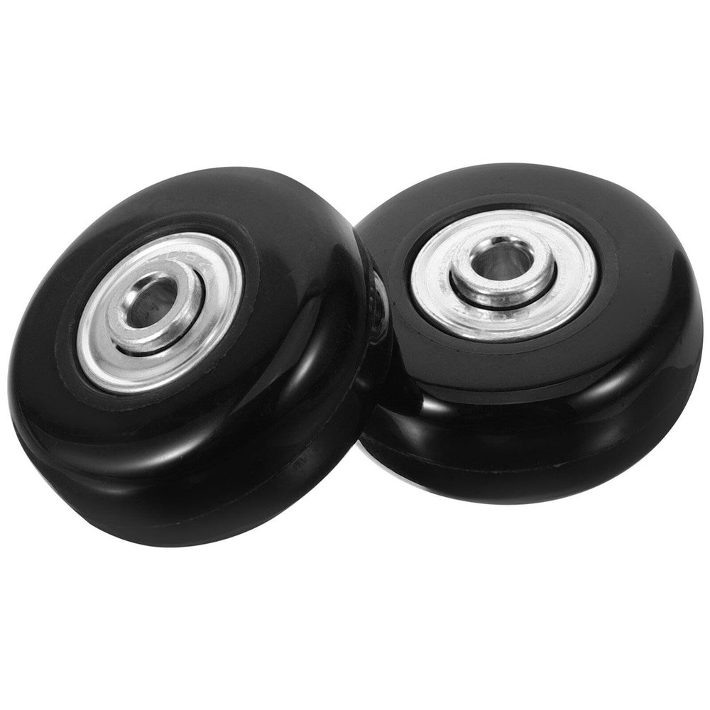 2pcs 45mm X 18mm Luggage Suitcase Replacement Wheels Indoor/outdoor Roller Skate Wheels Luggage Replacement Caster Walker