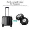 2pcs 45mm X 18mm Luggage Suitcase Replacement Wheels Indoor/outdoor Roller Skate Wheels Luggage Replacement Caster Walker view 4