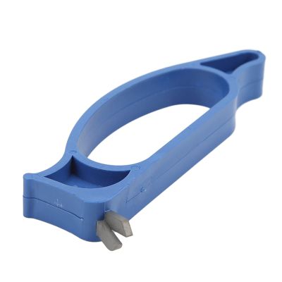 Fishing Knife Sharpener, ABS Portable Winter Handle Ice Auger Blade Sharpener Fishing Knife Sharpener Tackle Tool for Fishing, Camping, Hunting