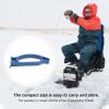 Fishing Knife Sharpener, ABS Portable Winter Handle Ice Auger Blade Sharpener Fishing Knife Sharpener Tackle Tool for Fishing, Camping, Hunting view 3
