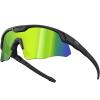 ER00 S598 Wrap Around Small Baseball Sunglasses for Youth Kids Women, Running Cycling Outdoor Sports Shades ANSI Z87.1 Safety Padel Tennis view 1