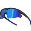ER00 S598 Wrap Around Small Baseball Sunglasses for Youth Kids Women, Running Cycling outdoor Sports Shades ANSI Z87.1 Safety Padel Tennis view 1