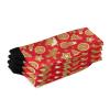 Wusikd Christmas Gingerbread Cookies Socks for Women and Men Red Long Socks for Athletic Running 2 view 2
