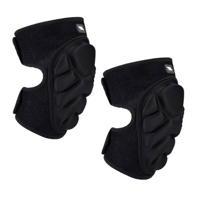 Almencla Knee Pads Elbow Pads Guards Gear Men Anti Slip Breathable Knee Elbow Pads for Hiking Bike Rollerblading, Black L