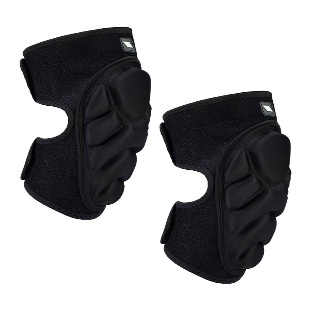 Almencla Knee Pads Elbow Pads Guards Gear Men Anti Slip Breathable Knee Elbow Pads for Hiking Bike Rollerblading, Black L