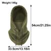 homeemoh Hooded Face Mask Balaclavas Winter Hat for Men and Women, Outdoor Windproof Hood Neck Warmer Motorcycle Cycling Hat (Green) view 2