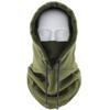 homeemoh Hooded Face Mask Balaclavas Winter Hat for Men and Women, Outdoor Windproof Hood Neck Warmer Motorcycle Cycling Hat (Green) view 3