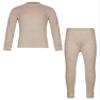 Fldy Kids Girls Boys Thermal Underwear Set Fleece Lined Base Long Johns Set Compression Undershirt Top & Tights Bottoms Coffee 13-14 view 1
