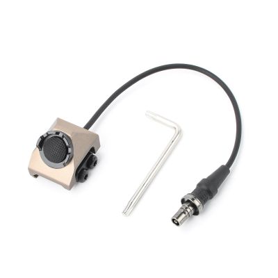 NECARL Remote Pressure Switch, Tactical Flashlight Weapon Light Switch with SF Plug for M300 M600 Scout Light, Aluminium Alloy Switch Fit for 20mm Picatinny Rail