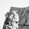 DIOTSR Mens Graphic Print Shorts Cool Mesh Basketball Shorts Casual Flat Front Shorts Summer Drawstring (Stone Statue - Gray,Medium) view 3